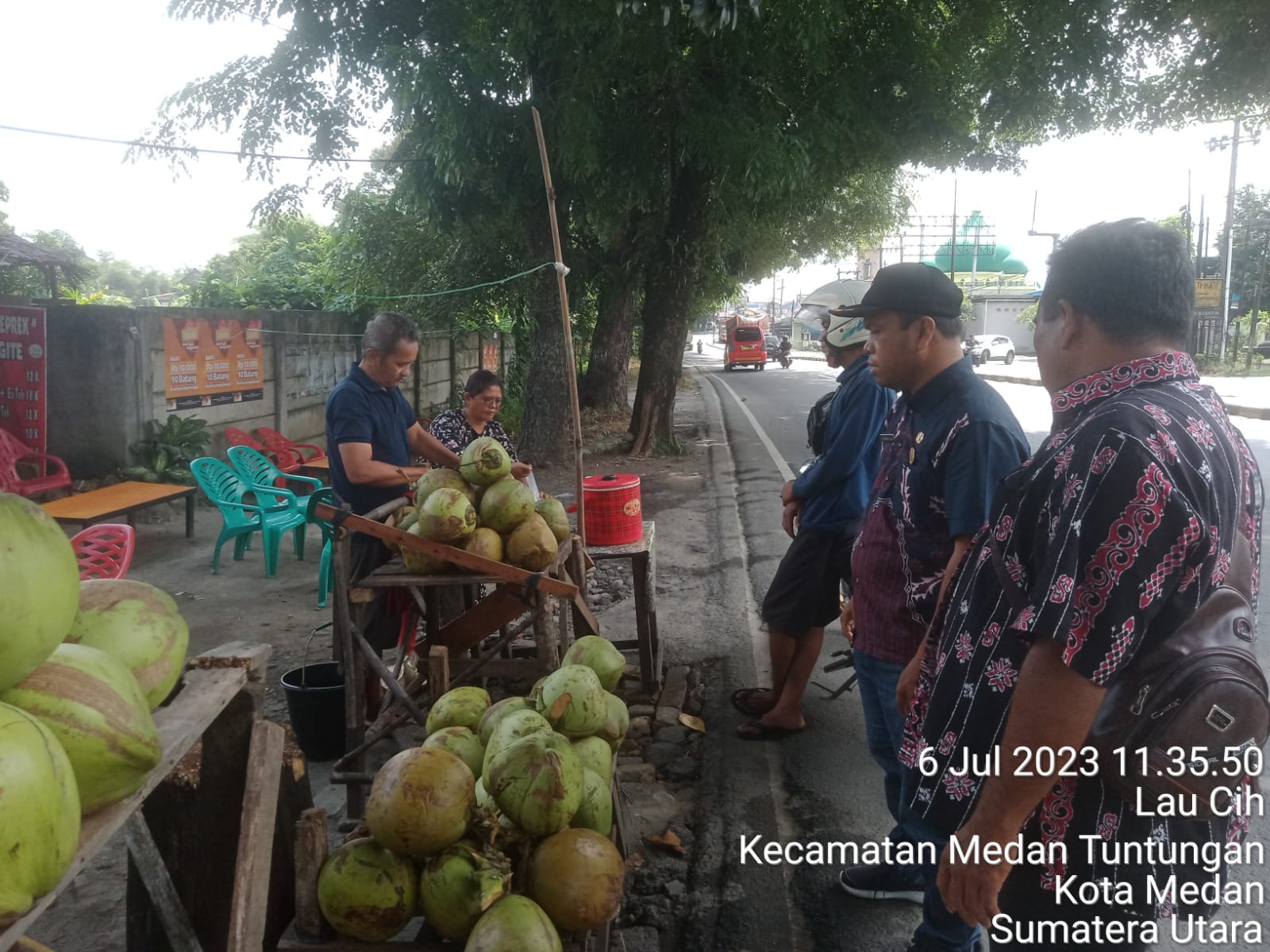 Himbauan Kepada Pedagang Kaki Lima Di Kecamatan Medan tuntungan